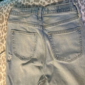 Ultra high-rise vintage straight hollister jeans